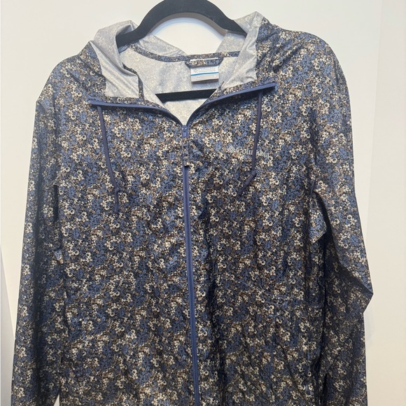 Columbia Women’s Blue Floral Women's Utility Jacket size M - Picture 2 of 6